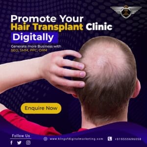 promote hair transplant digitally