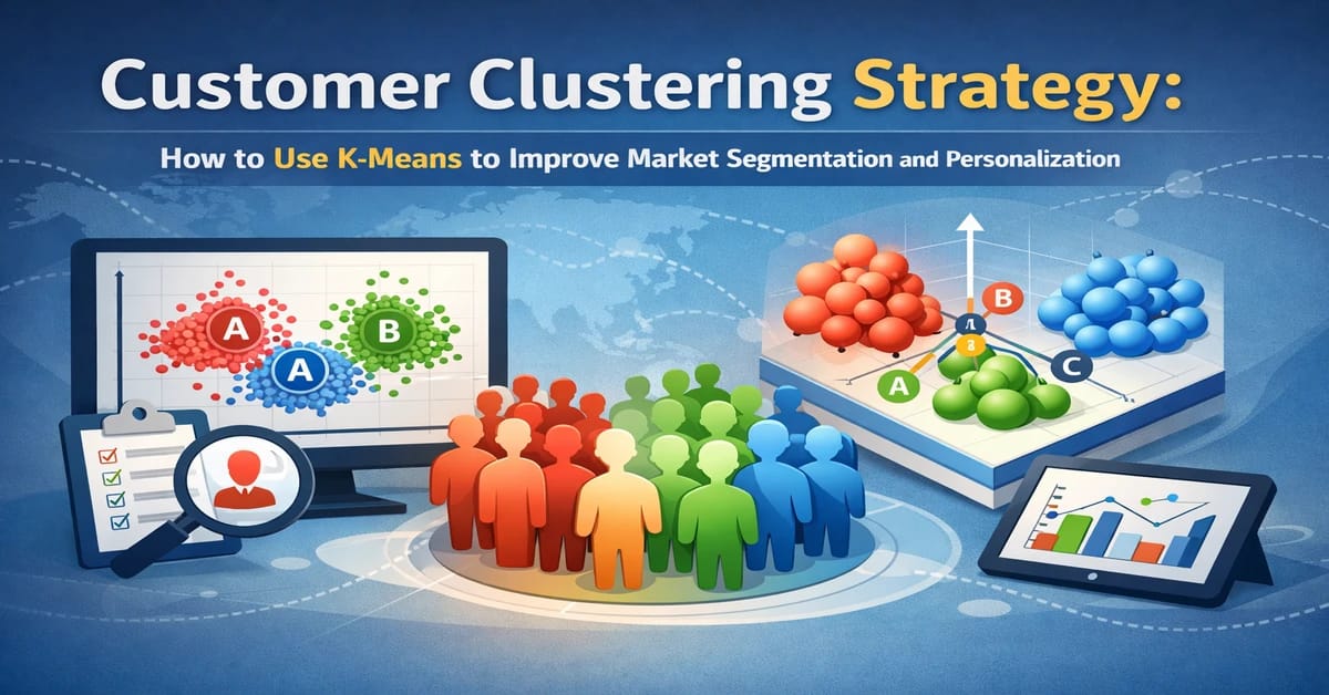 Customer clustering strategy using K-means clustering to improve market segmentation and personalization strategy