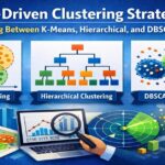 Data-driven clustering strategy comparing K-Means, Hierarchical clustering, and DBSCAN for machine learning segmentation