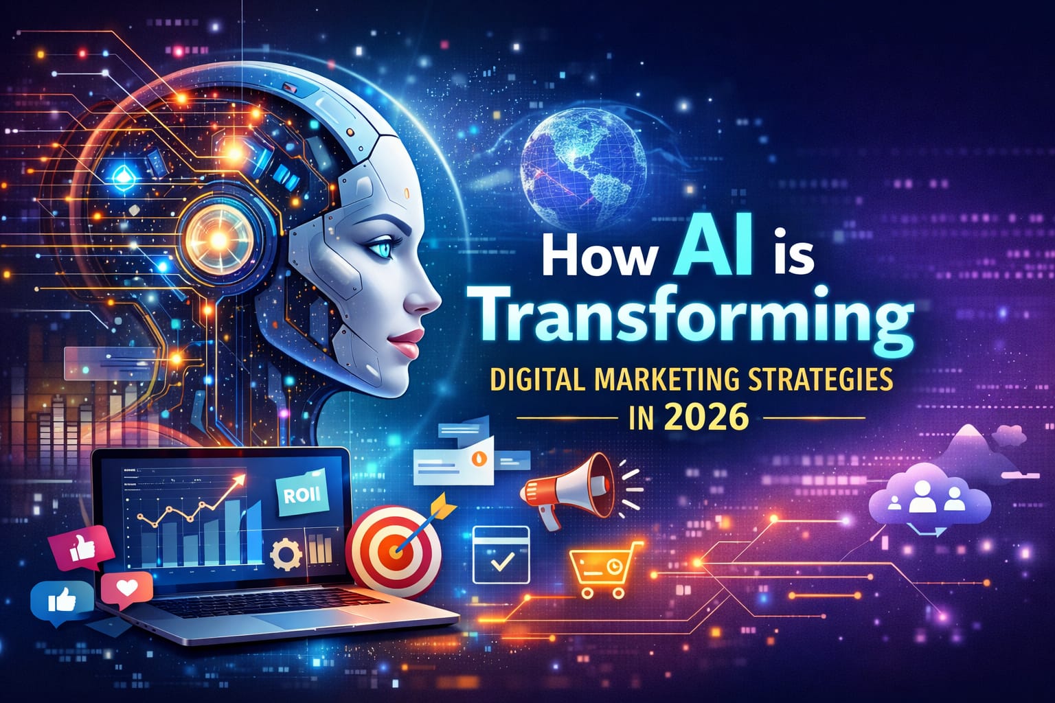 AI transforming digital marketing strategies in 2026 using automation and data analytics